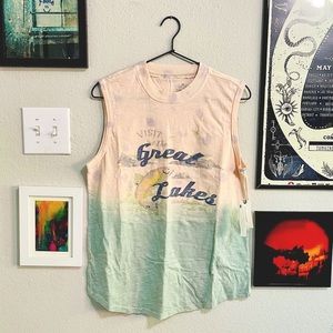 Anthropologie Pilcro Sleeveless Souvenir Tee Shirt